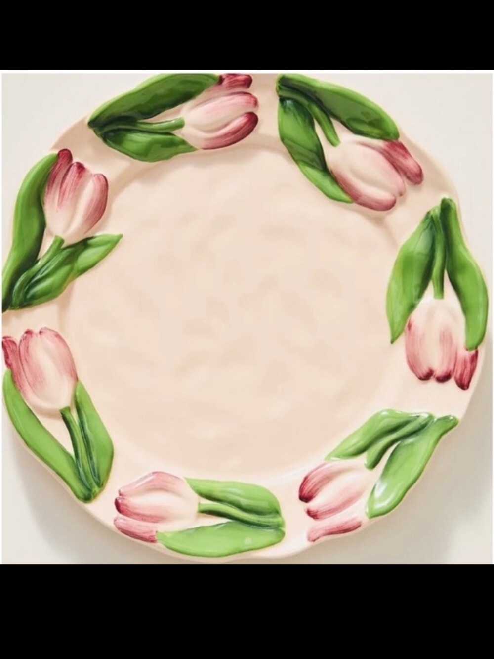 Anthropologie Foster Tulip Dessert Plate - NWT